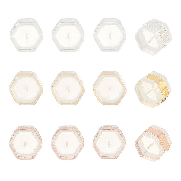 PandaHall ARRICRAFT 30Pcs 3 Colors Silicone Ear Nuts, Earring Backs, with Brass Findings, Hexagon, Cadmium Free & Nickel Free & Lead Free...
PandaHall ARRICRAFT 30Pcs 3 Colors Silicone Ear Nuts, Earring Backs, with Brass Findings, Hexagon, Cadmium Free & Nickel Free & Lead Free...