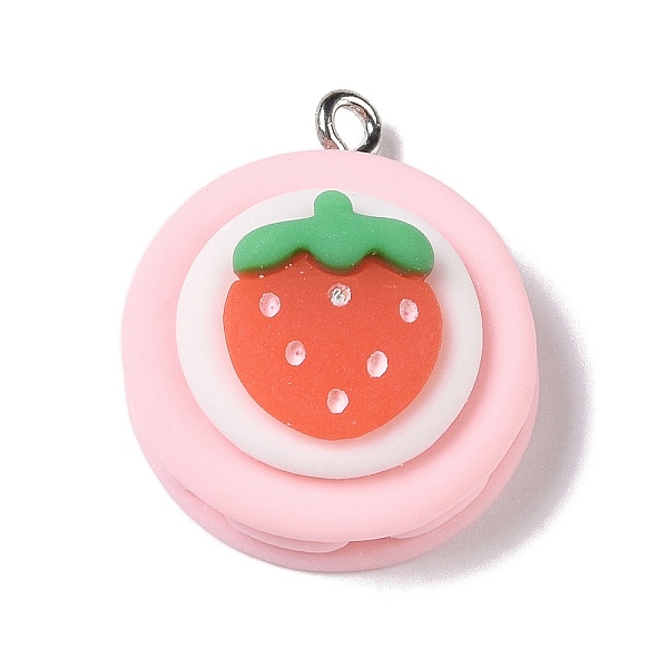 PandaHall Opaque Resin Pendants, Cartoon Charms with Platinum Plated Iron Loops, Strawberry Biscuit, 24.5x20.5x10.5mm, Hole: 2mm Iron+Resin..., Pink
PandaHall Opaque Resin Pendants, Cartoon Charms with Platinum Plated Iron Loops, Strawberry Biscuit, 24.5x20.5x10.5mm, Hole: 2mm Iron+Resin..., Pink