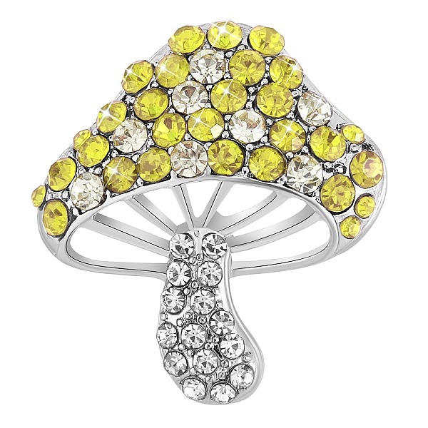 PandaHall Cubic Zirconia Mushroom Brooch, Alloy Badge for Backpack Clothes, Yellow, 30x27mm Alloy+Cubic Zirconia Yellow
PandaHall Cubic Zirconia Mushroom Brooch, Alloy Badge for Backpack Clothes, Yellow, 30x27mm Alloy+Cubic Zirconia Yellow