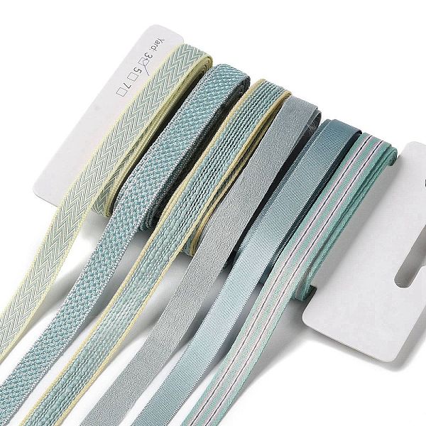 PandaHall 18 Yards 6 Styles Polyester Ribbon, for DIY Handmade Craft, Hair Bowknots and Gift Decoration, Green Color Palette, Light Sea...
PandaHall 18 Yards 6 Styles Polyester Ribbon, for DIY Handmade Craft, Hair Bowknots and Gift Decoration, Green Color Palette, Light Sea...