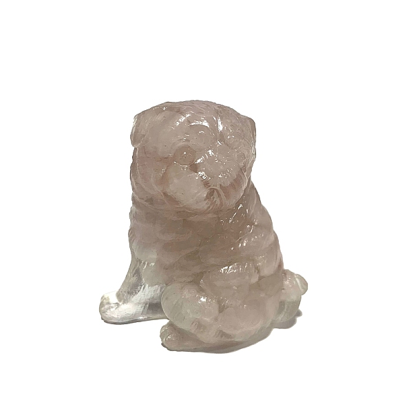 PandaHall Resin Dog Figurines, with Natural Rose Quartz Chips inside Statues for Home Office Decorations, 50x35x55mm Rose Quartz Dog
PandaHall Resin Dog Figurines, with Natural Rose Quartz Chips inside Statues for Home Office Decorations, 50x35x55mm Rose Quartz Dog
