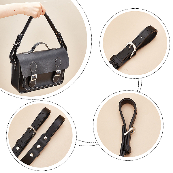 PandaHall WADORN Leather Purse Strap Replacement, 45.5 cm Adjustable Handbag Handles Strap Cowhide Leather Coach Bag Handles DIY Bag Purse..., Black
PandaHall WADORN Leather Purse Strap Replacement, 45.5 cm Adjustable Handbag Handles Strap Cowhide Leather Coach Bag Handles DIY Bag Purse..., Black