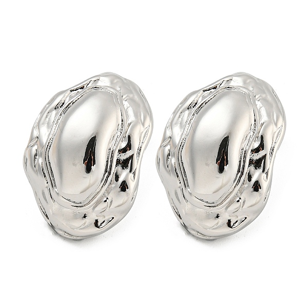 PandaHall Rack Plating Brass Stud Earrings, Long-Lasting Plated, Lead Free & Cadmium Free, Oval, Platinum, 27x19mm Brass Oval
PandaHall Rack Plating Brass Stud Earrings, Long-Lasting Plated, Lead Free & Cadmium Free, Oval, Platinum, 27x19mm Brass Oval