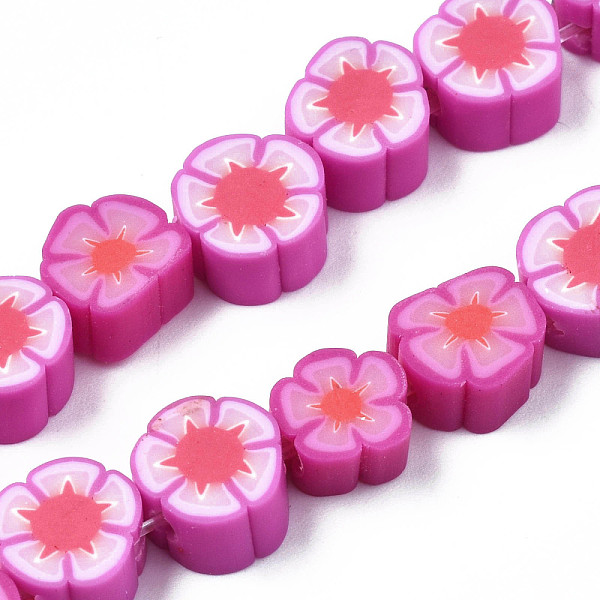 PandaHall Handmade Polymer Clay Bead Strands, Flower, Camellia, 6.5~10x7~10.5x4~5mm, Hole: 1.6mm, about 40pcs/strand, 11.61 inch~13.19 inch..., Pink
PandaHall Handmade Polymer Clay Bead Strands, Flower, Camellia, 6.5~10x7~10.5x4~5mm, Hole: 1.6mm, about 40pcs/strand, 11.61 inch~13.19 inch..., Pink