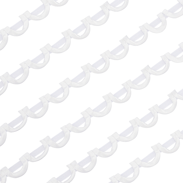PandaHall Satin Ribbon, Half Ring, White, 1-1/8 inch(27~30mm) Polyester None White
PandaHall Satin Ribbon, Half Ring, White, 1-1/8 inch(27~30mm) Polyester None White