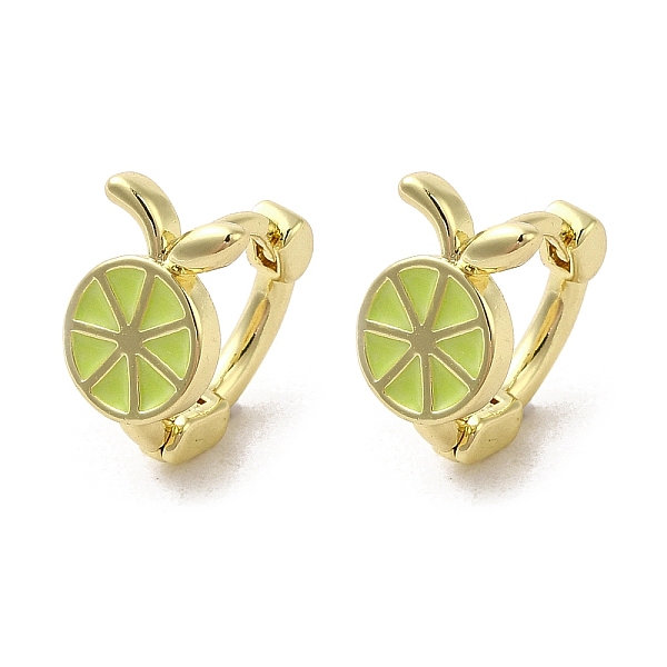 PandaHall Lemon Shape Rack Plating Brass Hoop Earrings, with Enamel, Golden, 11x12x6.5mm Brass Fruit
PandaHall Lemon Shape Rack Plating Brass Hoop Earrings, with Enamel, Golden, 11x12x6.5mm Brass Fruit