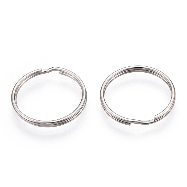 PandaHall Iron Split Key Rings, Keychain Clasp Findings, Platinum, 25x2.5mm, Inner Diameter: 22mm, Single Wire: 1.25mm Iron Ring
PandaHall Iron Split Key Rings, Keychain Clasp Findings, Platinum, 25x2.5mm, Inner Diameter: 22mm, Single Wire: 1.25mm Iron Ring