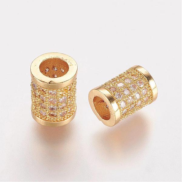 PandaHall Brass Micro Pave Cubic Zirconia Beads, Column, Golden, 8.5x6.5mm, Hole: 3.5mm Brass+Cubic Zirconia Column
PandaHall Brass Micro Pave Cubic Zirconia Beads, Column, Golden, 8.5x6.5mm, Hole: 3.5mm Brass+Cubic Zirconia Column