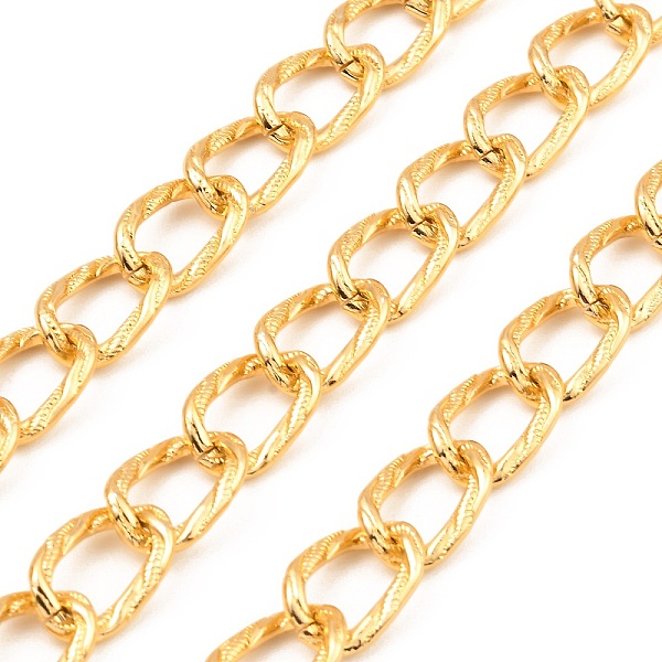 PandaHall Oxidation Aluminum Curb Chains, Unwelded, with Spool, Golden, 15x9.8x1.8mm, about 65.62 Feet(20m)/Roll Aluminum
PandaHall Oxidation Aluminum Curb Chains, Unwelded, with Spool, Golden, 15x9.8x1.8mm, about 65.62 Feet(20m)/Roll Aluminum