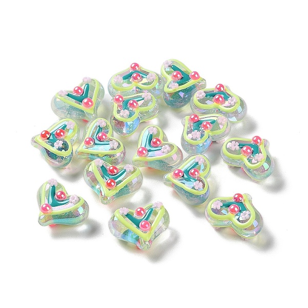 PandaHall Valentine's Day Transparent Acrylic Beads, with Enamel, Heart, Dark Turquoise, 16x20~21x12~13mm, Hole: 1.5~1.6mm Acrylic Heart
PandaHall Valentine's Day Transparent Acrylic Beads, with Enamel, Heart, Dark Turquoise, 16x20~21x12~13mm, Hole: 1.5~1.6mm Acrylic Heart