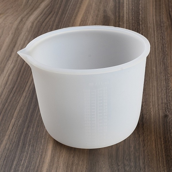 PandaHall Silicone Epoxy Resin Mixing Measuring Cups, For UV Resin, Epoxy Resin Jewelry Making, Column, White, 165x150x115mm, Inner Diameter...
PandaHall Silicone Epoxy Resin Mixing Measuring Cups, For UV Resin, Epoxy Resin Jewelry Making, Column, White, 165x150x115mm, Inner Diameter...