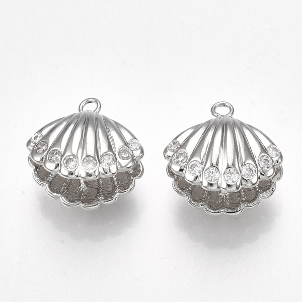 PandaHall Brass Cubic Zirconia Peg Bails Pendants, For Half Drilled Bead, Shell, Clear, Nickel Free, Real Platinum Plated, 12x12.5x8.5mm...
PandaHall Brass Cubic Zirconia Peg Bails Pendants, For Half Drilled Bead, Shell, Clear, Nickel Free, Real Platinum Plated, 12x12.5x8.5mm...