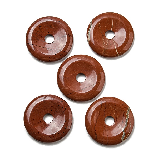 PandaHall Natural Red Jasper Pendants, Donut/Pi Disc Charms, 50x6.5~7.5mm, Hole: 10mm Red Jasper Donut
PandaHall Natural Red Jasper Pendants, Donut/Pi Disc Charms, 50x6.5~7.5mm, Hole: 10mm Red Jasper Donut