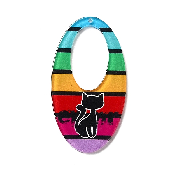 PandaHall Opaque Acrylic Big Pendants, Cat, Oval, 53x29x2mm, Hole: 1.4mm Acrylic Oval
PandaHall Opaque Acrylic Big Pendants, Cat, Oval, 53x29x2mm, Hole: 1.4mm Acrylic Oval