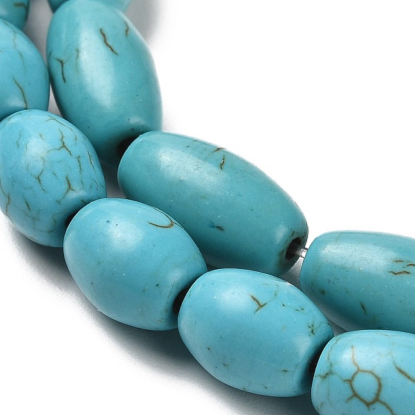 PandaHall Synthetic Howlite Beads Strands, Dyed, Rice, 10~17x8~12mm, Hole: 1.2mm, about 274pcs/500g Howlite Rice
PandaHall Synthetic Howlite Beads Strands, Dyed, Rice, 10~17x8~12mm, Hole: 1.2mm, about 274pcs/500g Howlite Rice