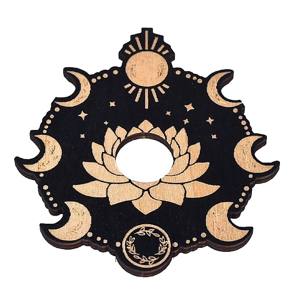 PandaHall Mini Wood Crystal Ball Display Bases, Crystal Sphere Display Stand, Flower, 100x92x5mm, Inner Diameter: 20mm Wood Flower Black
PandaHall Mini Wood Crystal Ball Display Bases, Crystal Sphere Display Stand, Flower, 100x92x5mm, Inner Diameter: 20mm Wood Flower Black
