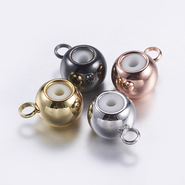 PandaHall Brass Tube Bails, Loop Bails, with Rubber, Barrel, Mixed Color, 7x5x3.5mm, Hole: 0.7mm, Inner Diameter: 1.5mm Brass Barrel
PandaHall Brass Tube Bails, Loop Bails, with Rubber, Barrel, Mixed Color, 7x5x3.5mm, Hole: 0.7mm, Inner Diameter: 1.5mm Brass Barrel