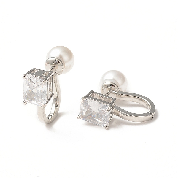 PandaHall Glass Rectangle Hoop Earrings with ABS Pearl Beaded, Platinum Brass Jewelry for Women, Clear, 25.3x17.5x10mm, Pin: 1mm Glass...
PandaHall Glass Rectangle Hoop Earrings with ABS Pearl Beaded, Platinum Brass Jewelry for Women, Clear, 25.3x17.5x10mm, Pin: 1mm Glass...