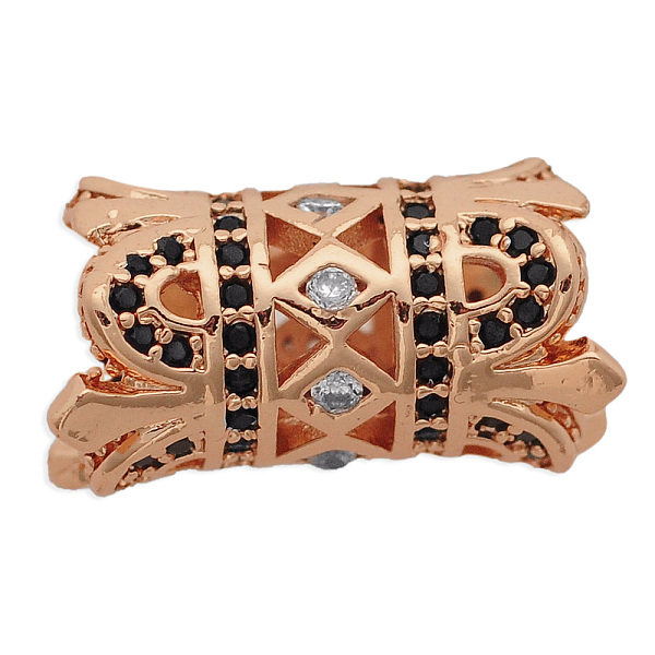 PandaHall Brass Micro Pave Cubic Zirconia European Beads, Column, Rose Gold, 17.5x10mm, Hole: 5.5mm, 3pcs/bag Brass+Cubic Zirconia Column..., Black
PandaHall Brass Micro Pave Cubic Zirconia European Beads, Column, Rose Gold, 17.5x10mm, Hole: 5.5mm, 3pcs/bag Brass+Cubic Zirconia Column..., Black