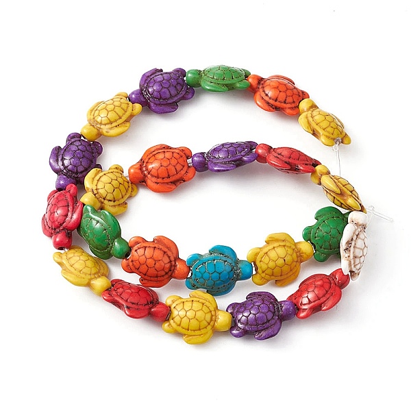 PandaHall Synthetic Turquoise Beads Strands, Turtle, Dyed, Colorful, 18.5x15x8mm, Hole: 1.5mm, about 22pcs/strand, 15.24''(38.7cm) Synthetic...
PandaHall Synthetic Turquoise Beads Strands, Turtle, Dyed, Colorful, 18.5x15x8mm, Hole: 1.5mm, about 22pcs/strand, 15.24''(38.7cm) Synthetic...