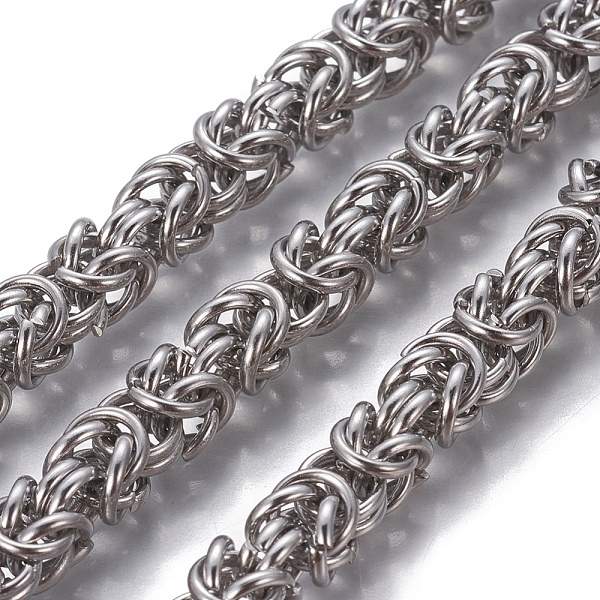 PandaHall 304 Stainless Steel Byzantine Chains, Unwelded, Stainless Steel Color, 6mm 304 Stainless Steel
PandaHall 304 Stainless Steel Byzantine Chains, Unwelded, Stainless Steel Color, 6mm 304 Stainless Steel