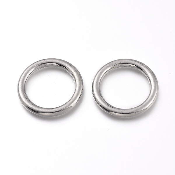 PandaHall 304 Stainless Steel Linking Rings, Round Ring, Stainless Steel Color, 25.5x3mm, Inner Diameter: 18.5mm 304 Stainless Steel Ring
PandaHall 304 Stainless Steel Linking Rings, Round Ring, Stainless Steel Color, 25.5x3mm, Inner Diameter: 18.5mm 304 Stainless Steel Ring