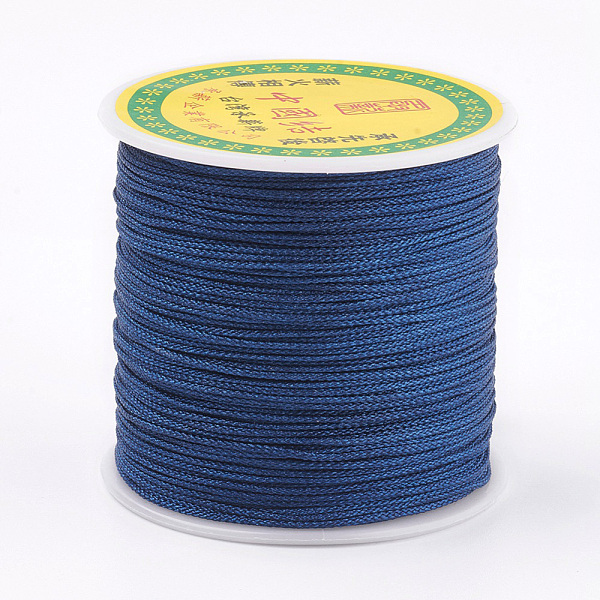 PandaHall Polyester Cord, Midnight Blue, 0.8mm, about 87.48 yards(80m)/roll Polyester Blue
PandaHall Polyester Cord, Midnight Blue, 0.8mm, about 87.48 yards(80m)/roll Polyester Blue