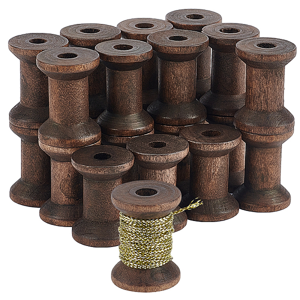 PandaHall Wooden Empty Spools for Wire, Thread Bobbins, Coconut Brown, 3x2.1~2.15cm Wood
PandaHall Wooden Empty Spools for Wire, Thread Bobbins, Coconut Brown, 3x2.1~2.15cm Wood
