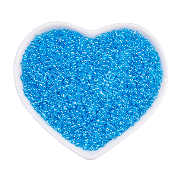PandaHall Ornaland 12/0 Glass Seed Beads, Transparent Colours Lustered, Round, Light Cyan, 2mm, Hole: 1mm, about 12000pcs/bag Glass Cyan
PandaHall Ornaland 12/0 Glass Seed Beads, Transparent Colours Lustered, Round, Light Cyan, 2mm, Hole: 1mm, about 12000pcs/bag Glass Cyan