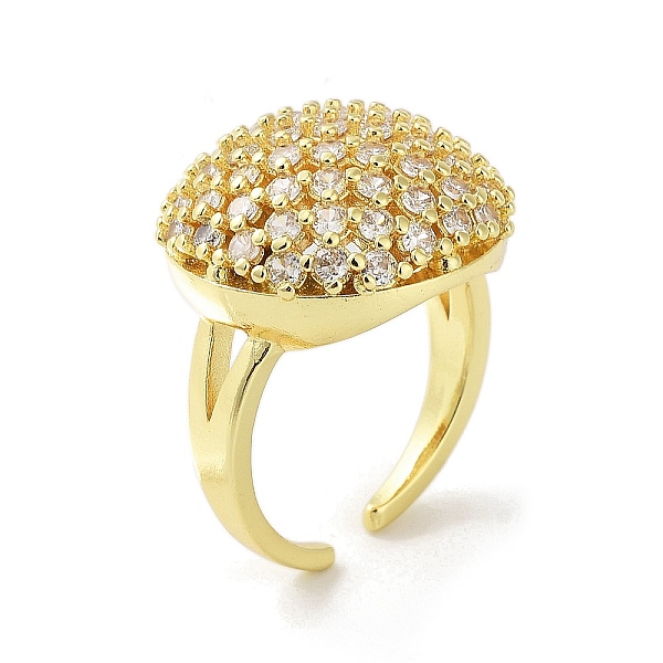 PandaHall Brass with Cubic Zirconia Open Cuff Rings for Women, Real 18K Gold Plated, 7~25mm, Inner Diameter: 22.5mm Brass Clear
PandaHall Brass with Cubic Zirconia Open Cuff Rings for Women, Real 18K Gold Plated, 7~25mm, Inner Diameter: 22.5mm Brass Clear
