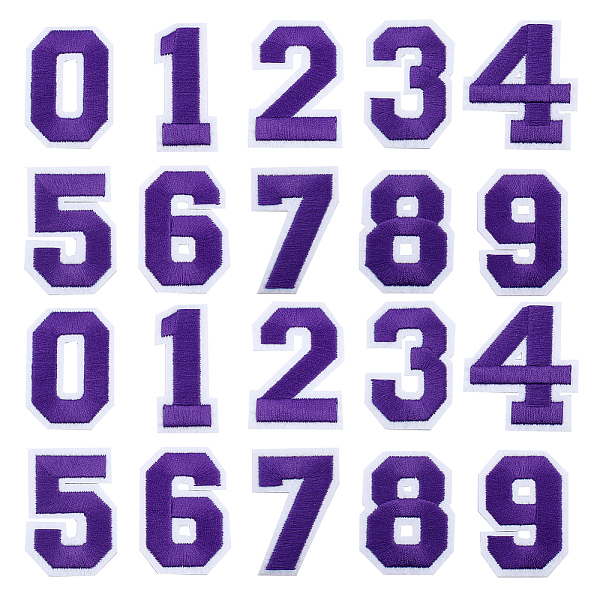 PandaHall Gorgecraft Computerized Embroidery Cloth Iron On Patches, Costume Accessories, Appliques, Number 0~9, Purple...
PandaHall Gorgecraft Computerized Embroidery Cloth Iron On Patches, Costume Accessories, Appliques, Number 0~9, Purple...