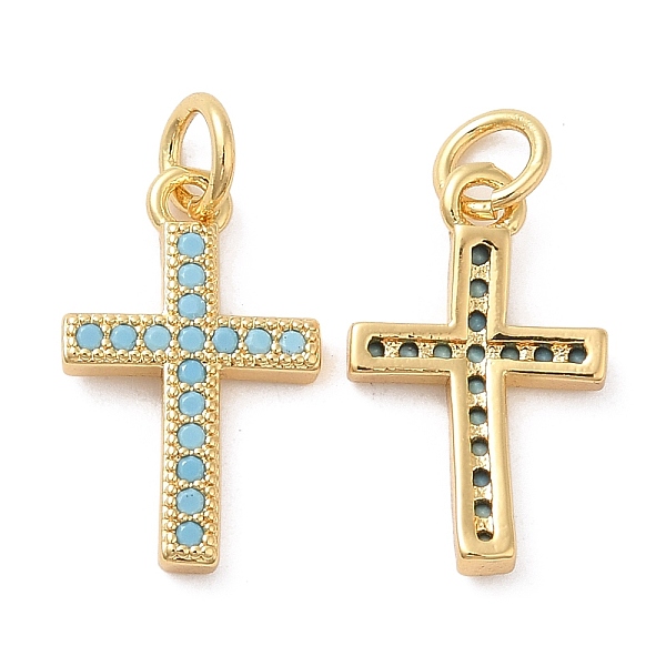 PandaHall Rack Plating Brass Micro Pave Cubic Zirconia Pendants, with Jump Ring, Long-Lasting Plated, Cadmium Free & Lead Free, Cross Charm...
PandaHall Rack Plating Brass Micro Pave Cubic Zirconia Pendants, with Jump Ring, Long-Lasting Plated, Cadmium Free & Lead Free, Cross Charm...
