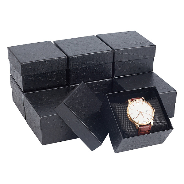 PandaHall Rectangle Paper Watch Storage Boxes, with Pillow, Jewelry Gift Box for Waist Watch Storage, Black, 8.8x8.15x5.3cm Paper Rectangle...
PandaHall Rectangle Paper Watch Storage Boxes, with Pillow, Jewelry Gift Box for Waist Watch Storage, Black, 8.8x8.15x5.3cm Paper Rectangle...