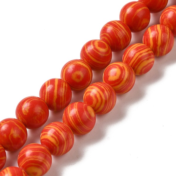 PandaHall Synthetic Malachite Dyed Beads Strands, Round, Orange Red, 8mm, Hole: 1.2mm, about 47~48pcs/strand, 14.96''~15.16''(38~38.5cm)...
PandaHall Synthetic Malachite Dyed Beads Strands, Round, Orange Red, 8mm, Hole: 1.2mm, about 47~48pcs/strand, 14.96''~15.16''(38~38.5cm)...