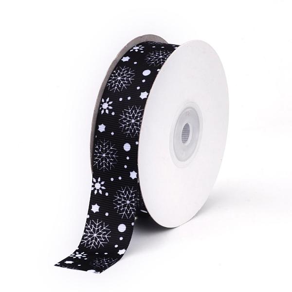 PandaHall Single Face Printed Polyester Grosgrain Ribbons, Christmas Pattern, Snowflake, Black, 1 inch(25mm), about 20yards/roll...
PandaHall Single Face Printed Polyester Grosgrain Ribbons, Christmas Pattern, Snowflake, Black, 1 inch(25mm), about 20yards/roll...