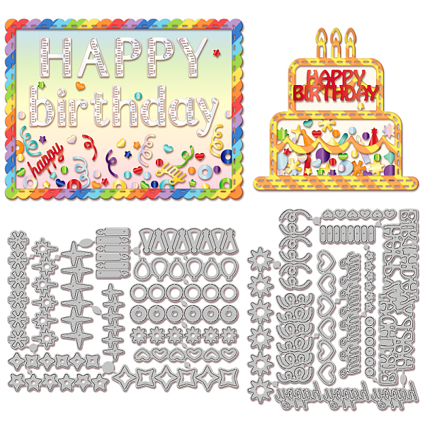 PandaHall Birthday Carbon Steel Cutting Dies Stencils, for DIY Scrapbooking, Photo Album, Decorative Embossing Paper Card, Word...
PandaHall Birthday Carbon Steel Cutting Dies Stencils, for DIY Scrapbooking, Photo Album, Decorative Embossing Paper Card, Word...