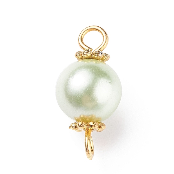 PandaHall Shell Pearl Bead Connector Charms, with Golden Tone Brass & Alloy Findings, Dyed, Round, Mixed Color, 16.5x8mm, Hole: 1.5~2mm..., Multicolor
PandaHall Shell Pearl Bead Connector Charms, with Golden Tone Brass & Alloy Findings, Dyed, Round, Mixed Color, 16.5x8mm, Hole: 1.5~2mm..., Multicolor