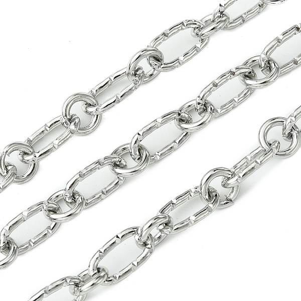 PandaHall 304 Stainless Steel Chains, Unwelded, with Spool, Stainless Steel Color, 12x6.5x1.5mm 304 Stainless Steel
PandaHall 304 Stainless Steel Chains, Unwelded, with Spool, Stainless Steel Color, 12x6.5x1.5mm 304 Stainless Steel