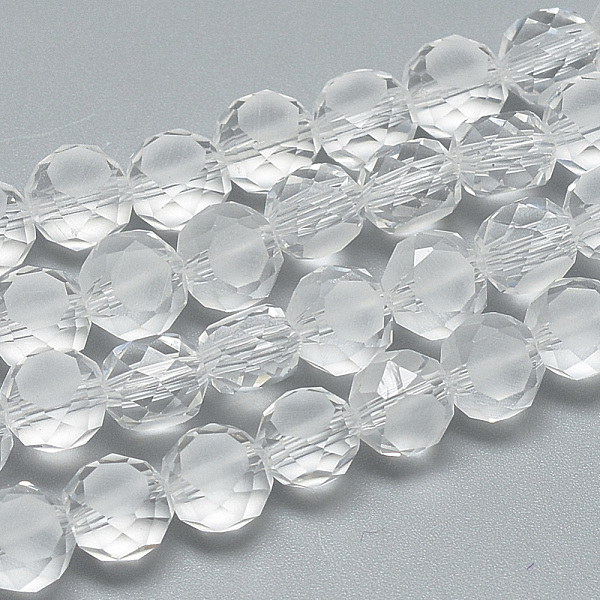 PandaHall Frosted Glass Beads Strands, Faceted, Flat Round, Clear, 8x5.5mm, Hole: 1.5mm, about 72pcs/22 inch Glass Flat Round Clear
PandaHall Frosted Glass Beads Strands, Faceted, Flat Round, Clear, 8x5.5mm, Hole: 1.5mm, about 72pcs/22 inch Glass Flat Round Clear