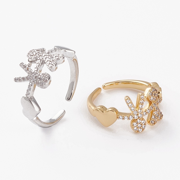 PandaHall Brass Micro Pave Clear Cubic Zirconia Cuff Rings, Open Rings, for Valentine's Day, Long-Lasting Plated, Lover, Mixed Color, US...
PandaHall Brass Micro Pave Clear Cubic Zirconia Cuff Rings, Open Rings, for Valentine's Day, Long-Lasting Plated, Lover, Mixed Color, US...