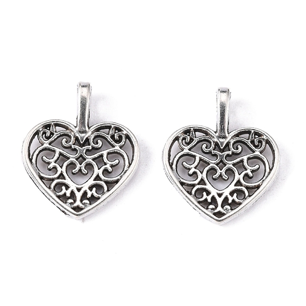 PandaHall Alloy Pendants, Cadmium Free & Lead Free, Heart, Antique Silver, 18x15x2mm, Hole: 2x4mm Alloy Heart
PandaHall Alloy Pendants, Cadmium Free & Lead Free, Heart, Antique Silver, 18x15x2mm, Hole: 2x4mm Alloy Heart