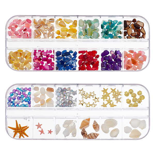 PandaHall OLYCRAFT 2 Boxes Ocean Theme Nail Art Rhinestones Accessories Summer Beach Nail Art Studs Kit 3D Nail Art Decorations Starfish..., Multicolor
PandaHall OLYCRAFT 2 Boxes Ocean Theme Nail Art Rhinestones Accessories Summer Beach Nail Art Studs Kit 3D Nail Art Decorations Starfish..., Multicolor