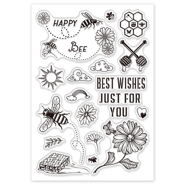 PandaHall PVC Plastic Stamps, for DIY Scrapbooking, Photo Album Decorative, Cards Making, Stamp Sheets, Flower Pattern, 16x11x0.3cm Plastic...
PandaHall PVC Plastic Stamps, for DIY Scrapbooking, Photo Album Decorative, Cards Making, Stamp Sheets, Flower Pattern, 16x11x0.3cm Plastic...
