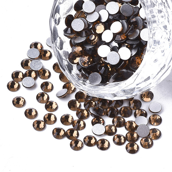 PandaHall Glass Flat Back Rhinestone Cabochons, Back Plated, Faceted Half Round, Smoked Topaz, SS16, 3.8~4x1.5mm, about 1440pcs/bag Glass..., Yellow
PandaHall Glass Flat Back Rhinestone Cabochons, Back Plated, Faceted Half Round, Smoked Topaz, SS16, 3.8~4x1.5mm, about 1440pcs/bag Glass..., Yellow