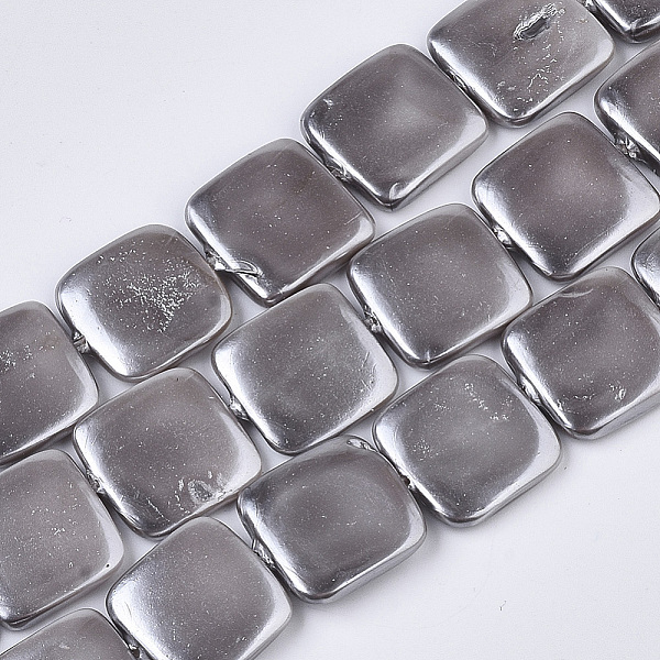 PandaHall Shell Pearl Beads Strands, Spray Painted, Square, Gray, 14~15x14~15x3~4mm, Hole: 0.8mm, about 25pcs/Strand, 14.96 inch Shell Pearl...
PandaHall Shell Pearl Beads Strands, Spray Painted, Square, Gray, 14~15x14~15x3~4mm, Hole: 0.8mm, about 25pcs/Strand, 14.96 inch Shell Pearl...