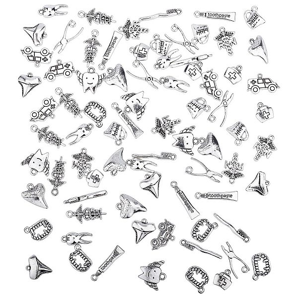 PandaHall Tibetan Style Alloy Pendants, Lead Free & Cadmium Free, Mixed Shapes, Antique Silver, Pendants: 72pcs/box Alloy Mixed Shapes
PandaHall Tibetan Style Alloy Pendants, Lead Free & Cadmium Free, Mixed Shapes, Antique Silver, Pendants: 72pcs/box Alloy Mixed Shapes
