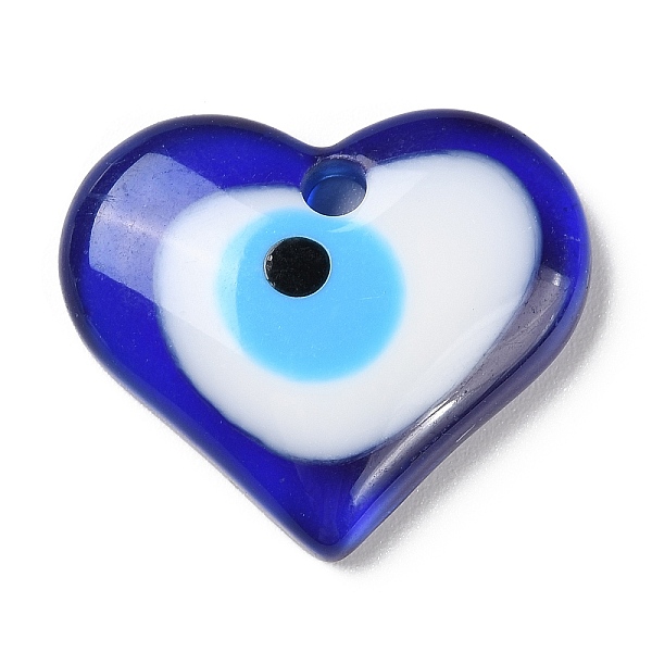 PandaHall Blue Evil Eye Resin Pendants, Translucent Lucky Eye Charms, Heart, 28x33x7mm, Hole: 3.5mm Resin Heart Blue
PandaHall Blue Evil Eye Resin Pendants, Translucent Lucky Eye Charms, Heart, 28x33x7mm, Hole: 3.5mm Resin Heart Blue