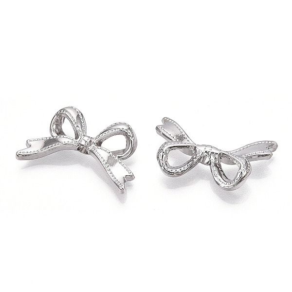 PandaHall Alloy Pendants, Lead Free & Nickel Free & Cadmium Free, Bowknot, Platinum, 16x25.5x4.5mm, Hole: 2.2mm Alloy Bowknot
PandaHall Alloy Pendants, Lead Free & Nickel Free & Cadmium Free, Bowknot, Platinum, 16x25.5x4.5mm, Hole: 2.2mm Alloy Bowknot