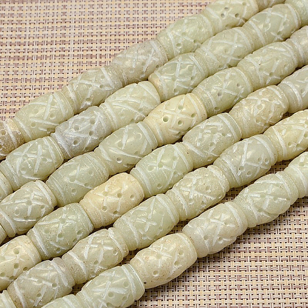 PandaHall Natural Henan Jade Beads Strands, Dyed, Barrel, Medium Aquamarine, 15~17x12mm, Hole: 1mm, about 22pcs/strand, 15.7 inch Other Jade..., Green
PandaHall Natural Henan Jade Beads Strands, Dyed, Barrel, Medium Aquamarine, 15~17x12mm, Hole: 1mm, about 22pcs/strand, 15.7 inch Other Jade..., Green