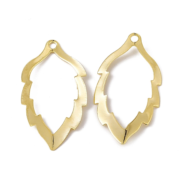 PandaHall Rack Plating Brass Pendant, Cadmium Free & Lead Free, Hollow, Leaf Charm, Real 24K Gold Plated, 28.5x15x1mm, Hole: 1.6mm Brass...
PandaHall Rack Plating Brass Pendant, Cadmium Free & Lead Free, Hollow, Leaf Charm, Real 24K Gold Plated, 28.5x15x1mm, Hole: 1.6mm Brass...